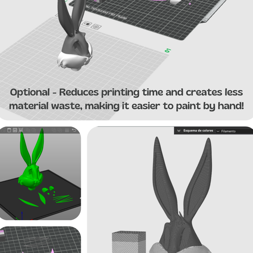 Optional-Reduces-time.png Bugs bunny urban vibes Fan art (multiparts/3mf)