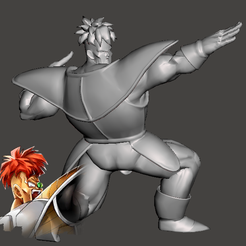 Reecoom.PNG Descargar archivo STL gratis Recoome - Dragon Ball Z - Ginyu Forces 5/5 • Plan para la impresión en 3D, vongoladecimo