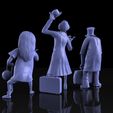 chrecter sculpt (3).jpg hitchhiking ghosts haunted mansion 3D print model