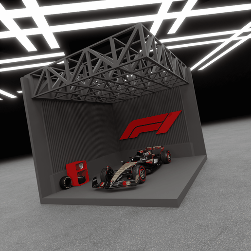3.png 🏁 F1 弯道车库 Diorama - 1:64 比例维修站场景 | STL、STEP、FBX 数字下载 | 一级方程式赛车展示配件