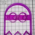 pacman ghost grid.JPG Pacman Ghost Cookie Cutter