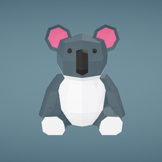 Koala 3D model preview