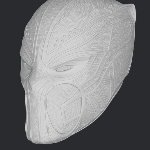 Black panther helmet