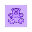 Teddy bear mold.stl Molde de pão de mel Urso de peluche