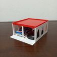 1688198541628.jpg Double garage with roof useful for diecast 1/64 (HotWheels, Matchbox, Gusval, Maisto, etc.)