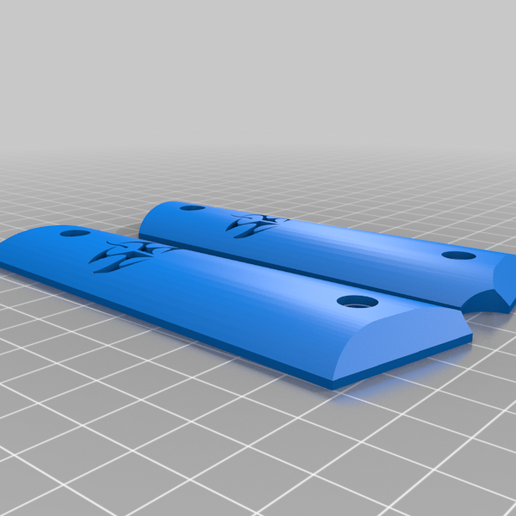 1911 Hitman Inlay Grips