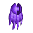 19_Paw_Front.stl Cane verrucoso snodato