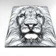 Leon BAs-relief 5.4.jpg Lion 5 CNC