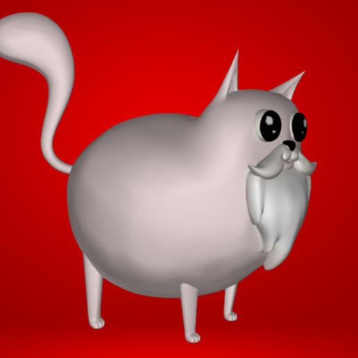 🤯 Exploding Kittens・ OBJ File for 3D printing・Cults