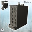 1-PREM.jpg Modern urban downtown buildings pack No. 1 - Downtown Modern WW2 WW1 World War Diaroma Wargaming RPG