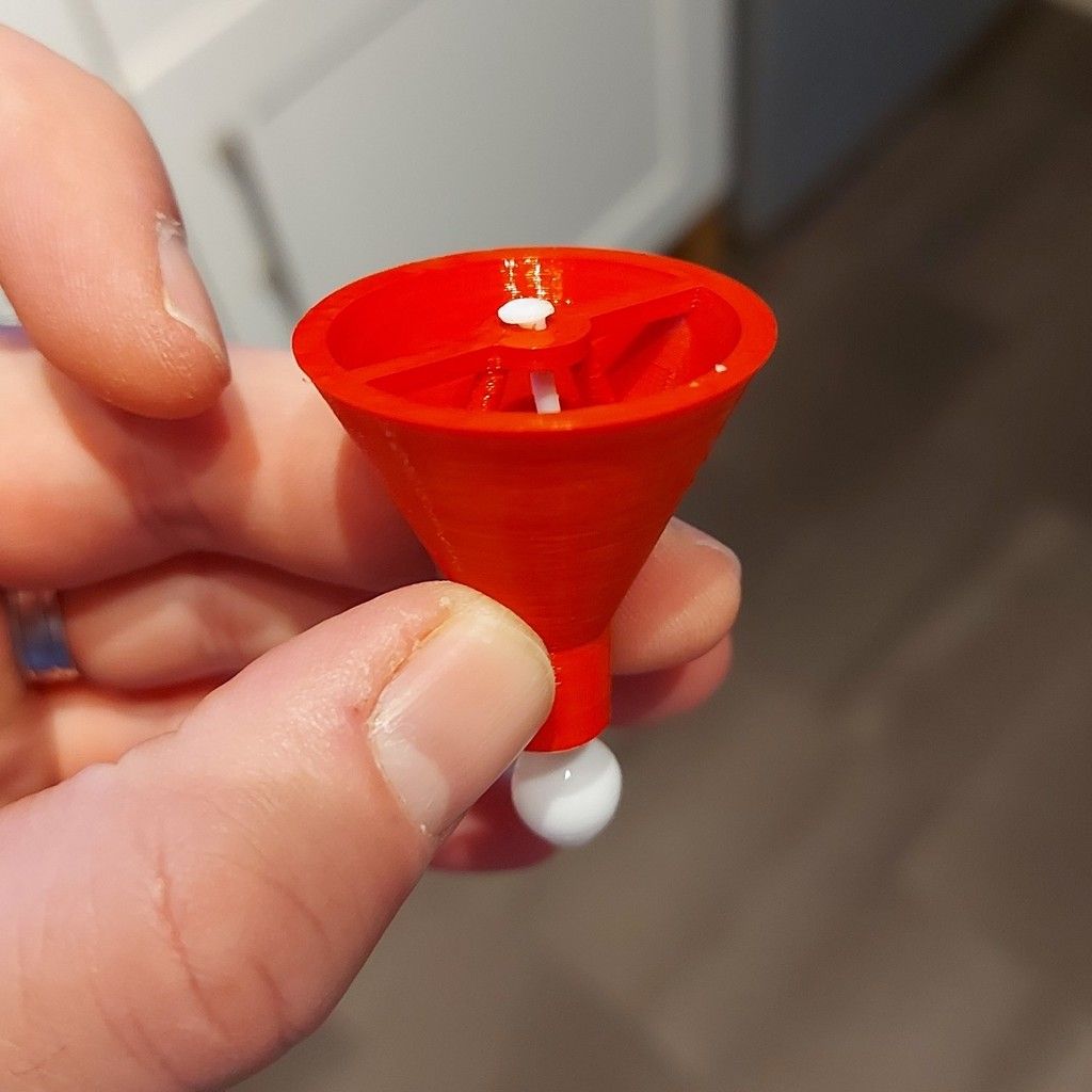 Download free STL file Hipflask Funnel with Float • Design to 3D print