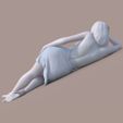 W_LD_C04.jpg Download STL file Lady Lying down • 3D printing model, krys-art