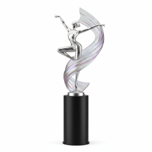 Dance Trophy – Performing Arts Award 3D Model