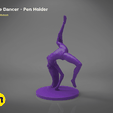 poledancer-right.155.png STL file Pole Dancer - Pen Holder・3D printable design to download