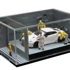 real.jpg Файл STL 1: 64 Диорама Маленький мальчик на открытом окне・Модель 3D-принтера для загрузки