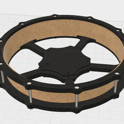 Capture d’écran 2017-08-21 à 10.56.59.png Free STL file 12 inch e-drum pad with small 3d printer・3D print model to download