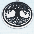tree-of-life-pendant-11-1.png Tree of Life pendant, printable Sacred Tree decoration, spiritual wall art decor, tag, keychain, fridge magnet