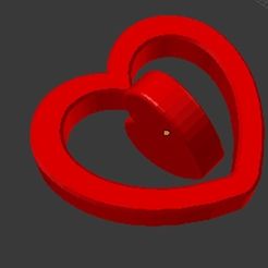 STL file heart key holder・3D printer model to download・Cults