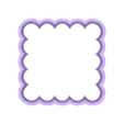 SCALLOPED Square COOKIE CUTTER.stl SCALLOPED Square COOKIE CUTTER
