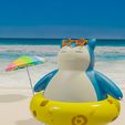 snorlaxrender-OK.jpg Pokemon snorlax beach style
