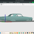 Screenshot-8333.png 1964 CHEVROLET IMPALA SS , hollow model shell body, resin or fdm, stl file