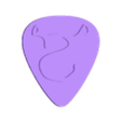ShrekPick-0.8.stl Shrek púa de guitarra