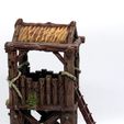 Watch Tower Wood Design 1 (6).JPG Outpost sentry tower and palisade walls