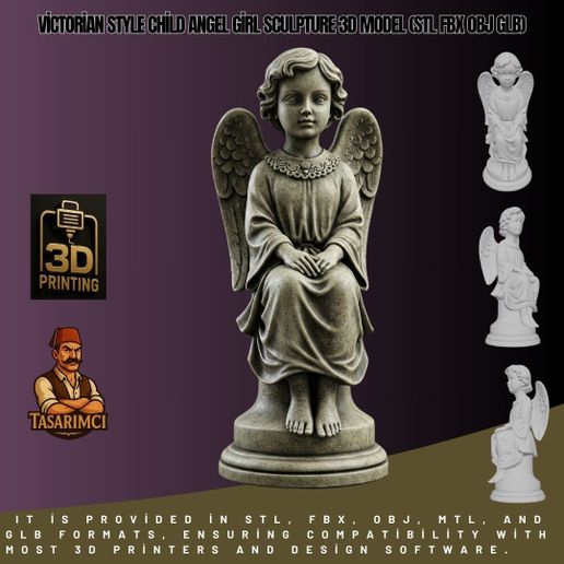 Victorian-Style-Child-Angel-Girl-Sculpture-3D-Model-STL-FBX-OBJ-GLB-2.jpg Modelo de impresión 3D de niña ángel de estilo victoriano