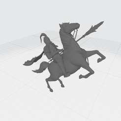 1.png OBJ file Battlefield Equestrian General 3D Model 3D print model・3D printing template to download