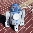 thumbnail_IMG_1732.jpg STL file R2D2 STAND APPLE WATCH CHARGE・3D print object to download