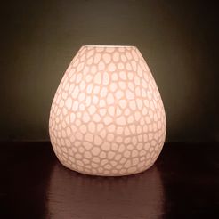 voronoi-lamp-1.jpg STL file Voronoi dragon egg lamp・Model to download and 3D print