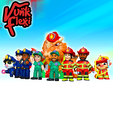FreshStartMiniEgypt53.png Fire-Fighter Dragon MultiColor Flexi Print-In-Place + figure