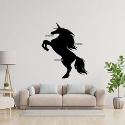 1.jpg DÉCORATION MURALE LICORNE DECO ANIMAL MAGIQUE