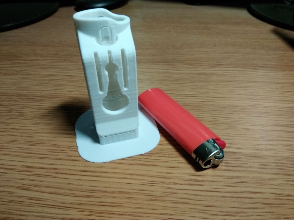 STL file BIC Lighter Maxi Case・3D print model to download・Cults