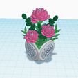 lotus-flower-pot.png Beautiful flower pot home decoration, mandala vase, eucalipt leaves, ornamental plants, desk decoration