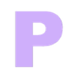 P.stl the alphabet in large box letters