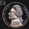 4.jpg Archivo STL Moneda Liberty 1950・Diseño para descargar y imprimir en 3D