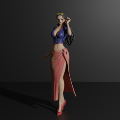 Nico-robin.png Файл STL Нико Робин пропуск времени - цельная 3d модель для печати・3D-печатная модель для загрузки