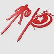Captain-America-full-body-cake-topper.png STL file Captain America Cake toppers・3D printer model to download