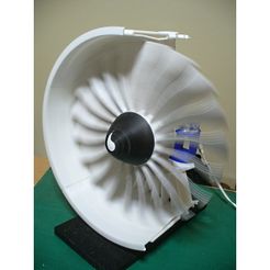 00-Fan-Module-Assy00.jpg Файл STL Geared Turbofan Engine (GTF), 10 inch Fan Module・Модель для загрузки и 3D-печати