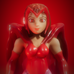 IMG_2300.png Chibi bruja escarlata wanda maximoff de super hero squad made in nomad sculpts