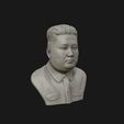 13.jpg 3D Sculpture of Kim Jong un 3D print model