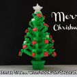merrychristmas_display_large.jpg Mini Christmas Tree with hook on Decorations!