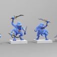 Lined-Up-9.jpg Free STL file Blue Terrors of Change・3D print design to download