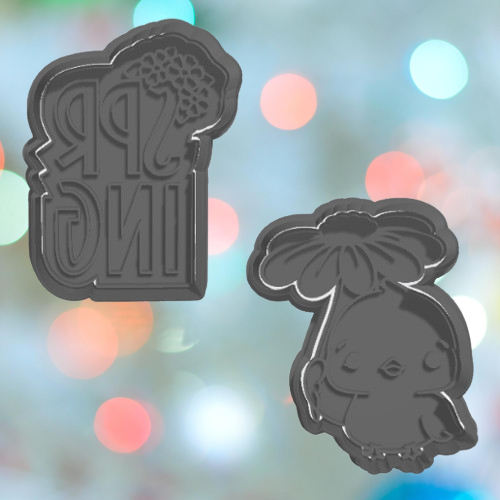 Chick with a Flower Cookie Cutter Set