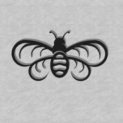 bee.jpg STL file Bee Tribal Wall Art・3D printable model to download