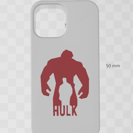 iPhone 13 Case Pro Max-Hulk 3D model