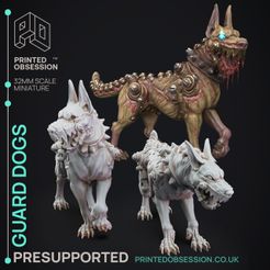 Guard-dog-1.jpg Fichier 3D Guard Dogs - Dr Frankensteins Monster - PRESUPPORTED - Illustré et Stats - Echelle 32mm・Objet imprimable en 3D à télécharger