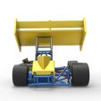 16.jpg Diecast Supermodified front engine Winged race car V2 Scale 1:25