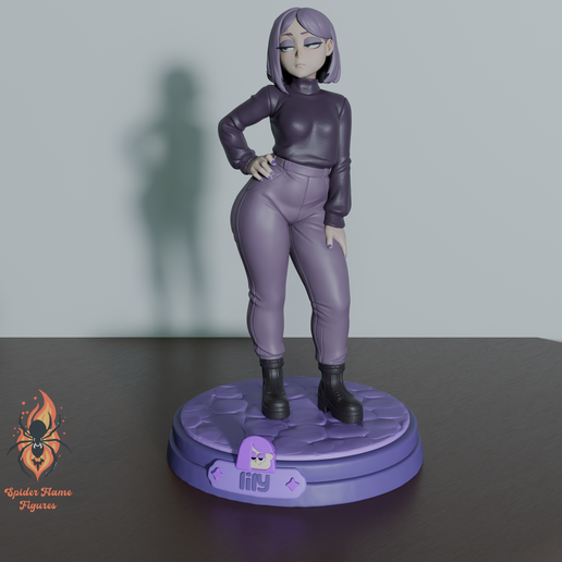 🎨 Lily | Duolingo Fan Art・Archivo STL para Impresión 3D・Cults